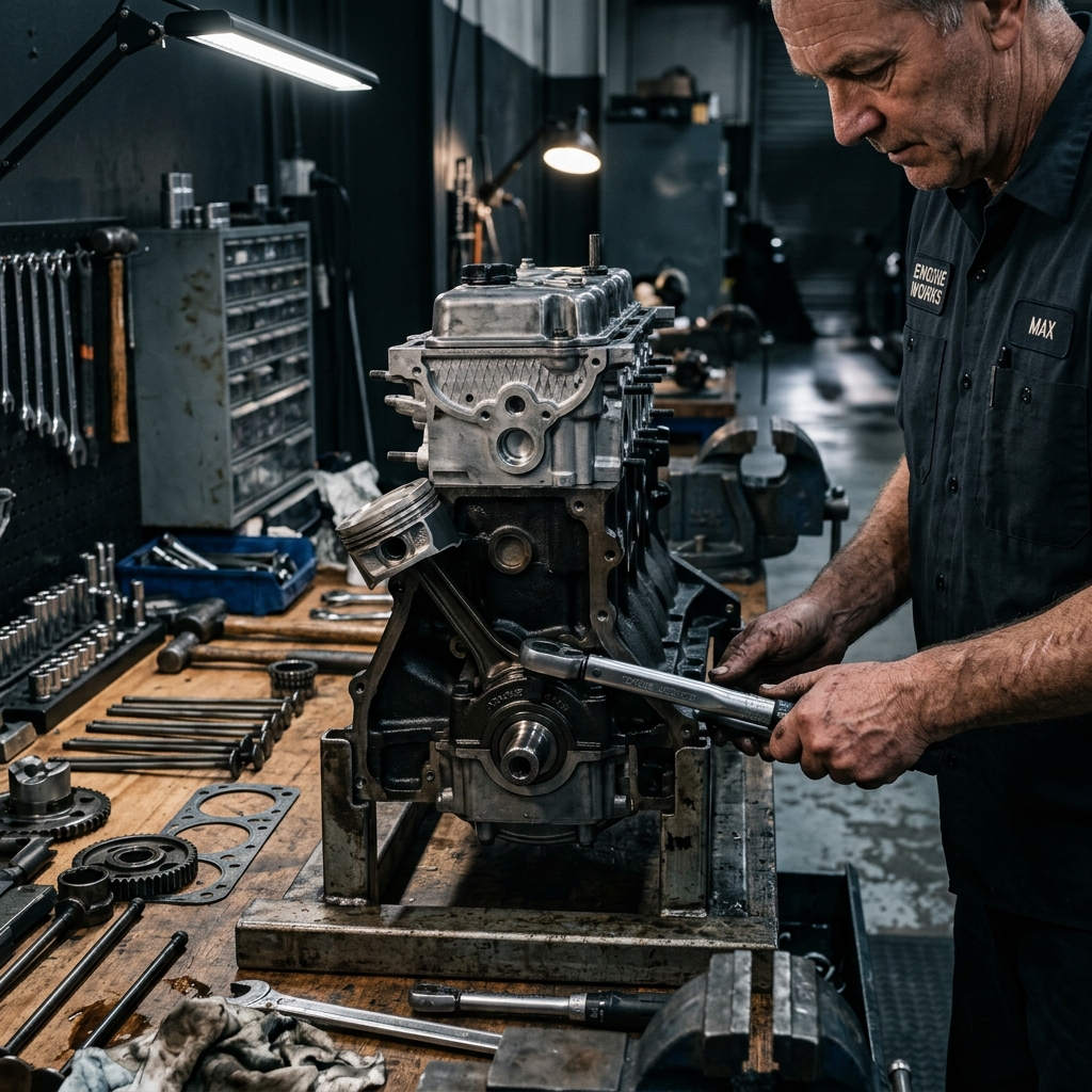 Engine Work at Aarya Auto Garage